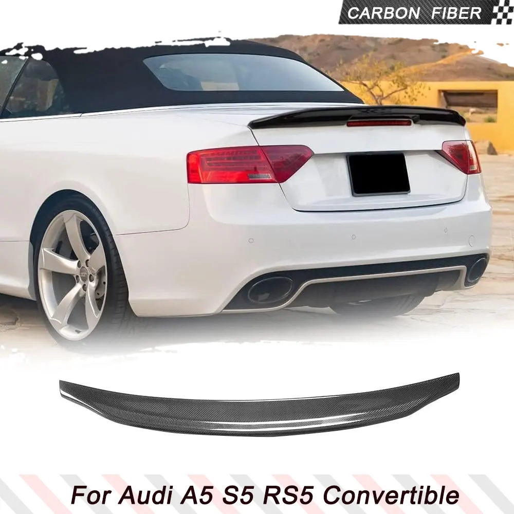 

Автомобильный задний спойлер из углеродного волокна для багажника Audi A5 Sline S5 RS5 2008-2016