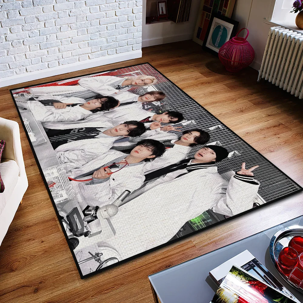 Band Door K-K-KidS S-S-StrayS Mat Anti-Slip Kitchen Bedroom Handmade Tufted Rug Carpet Living Room Entrance Decoration 2