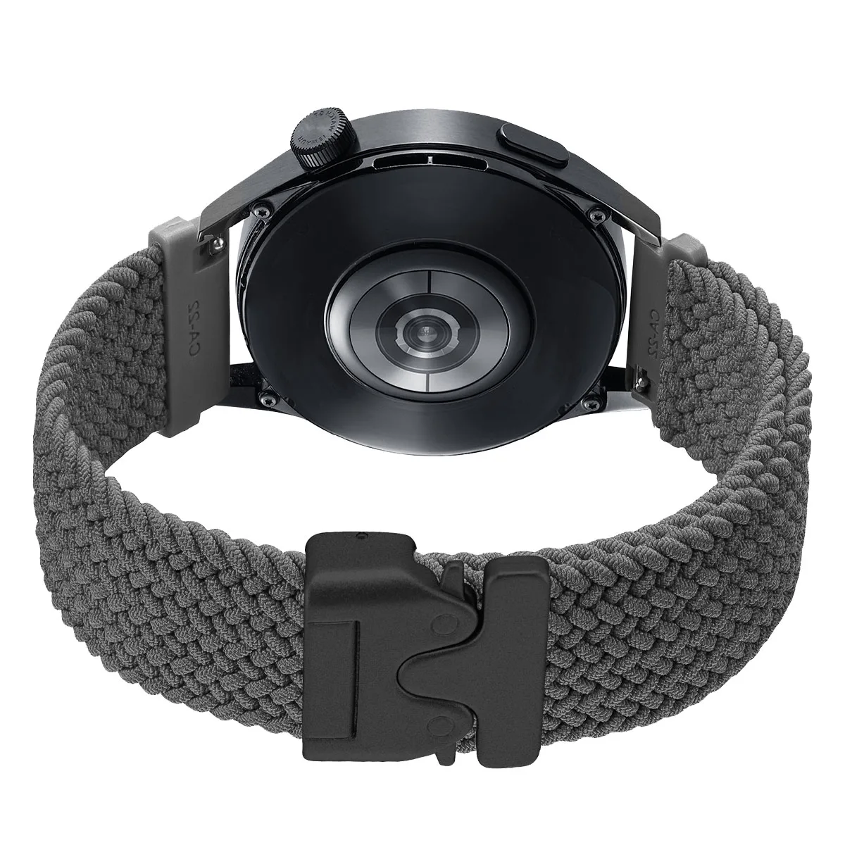 Braided Loop Strap with Parachute Buckle Nylon Watchband, 20/22mm