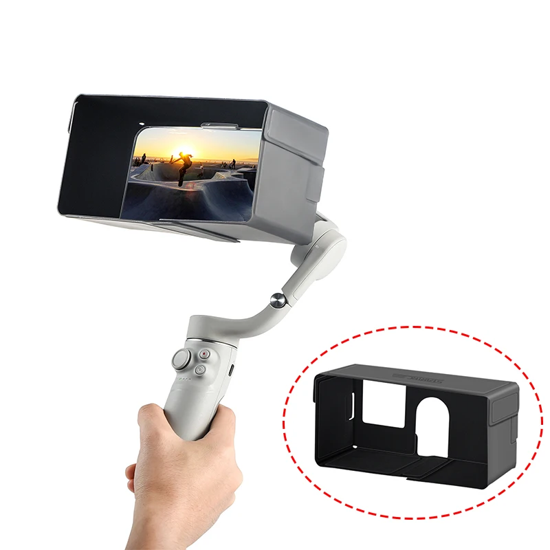 

Подвес для смартфона DJI OM 5 ручной солнцезащитный козырек Магнитный ПУ монитор Солнцезащитный козырек для DJI Osmo Mobile 4/SE стабилизатор аксессуары