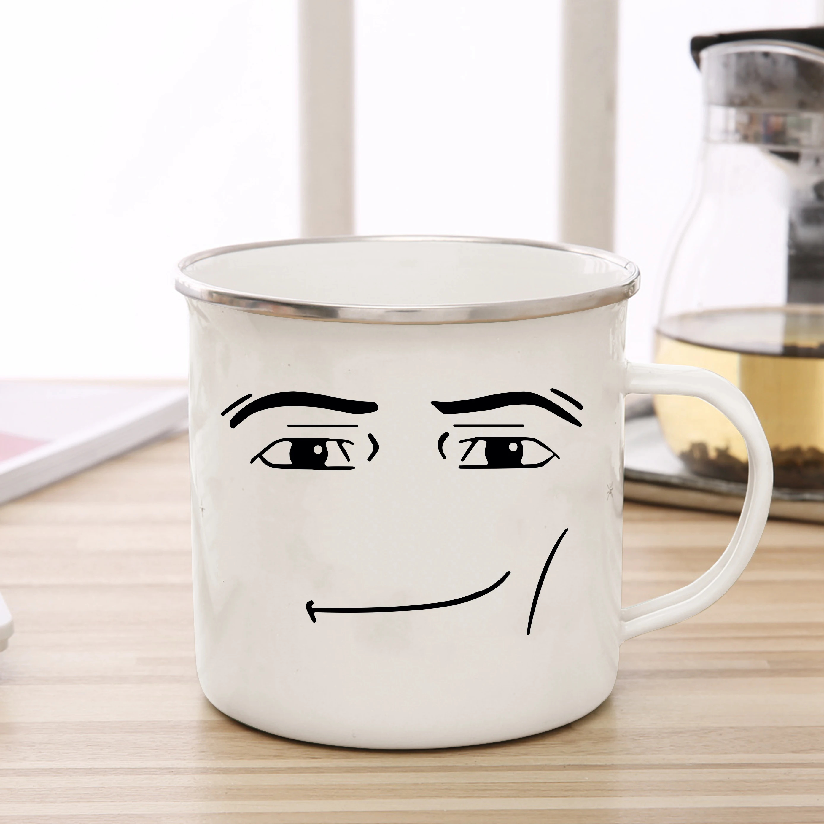 Custom Mug Glass Coffee Mug Coffee Cup Ceramic Mug Ceramic Coffee Cup Creative Game Inspired Woman Face Mug Funny Man Enamel Mug Woman Face Coffee Cute Gamer Birthday Gift Back to School