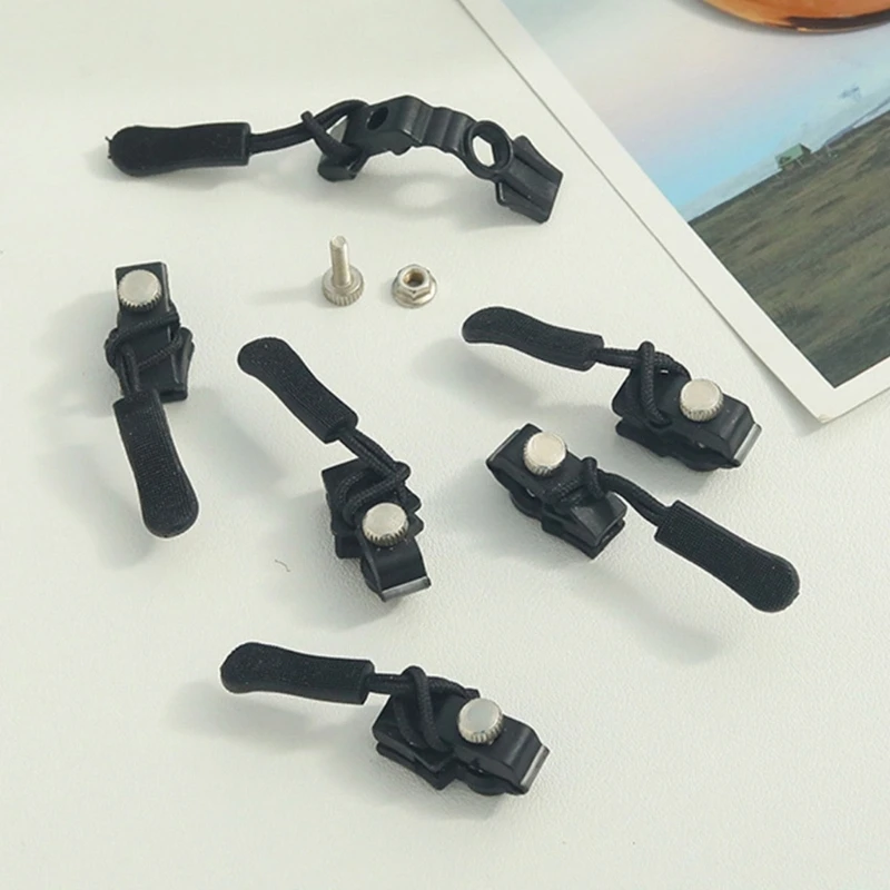 Zippers Repair Kits Removable Zippers Replacement Set Zips Repair Set 3 Size Pullers For Jeans Suitcase 3 Pcs