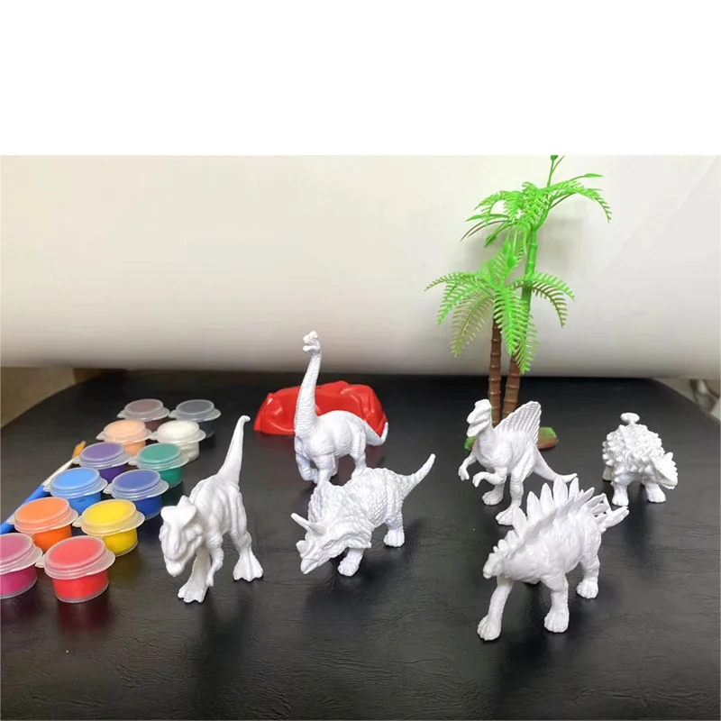 DIY Paintable Dinosaur Set 4