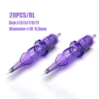20pcs Mast Pro Tattoo Needles Cartridge Round Liner Disposable Sterilized Tattoo Accessories Cartridges 1