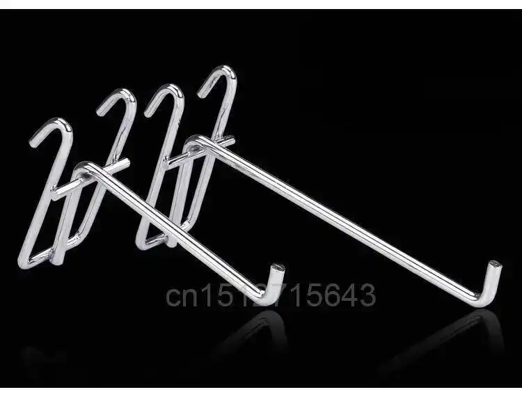 10 stücke Gridwall Haken Matte Haken Regal Aufhänger Pegs Überzug Hardware Regal Halterung Display Haken Organizer Einzel Haken – Detail 1