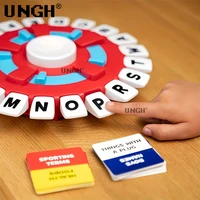 UNGH Basta Tapple Word Game Fast-Paced Board Great All Ages Version Quick Thinking Letter Pressing Family Party Board Game 2