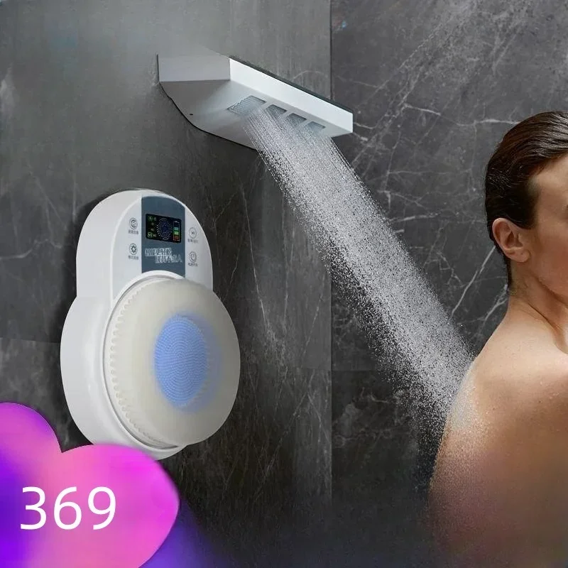 Electric Bathing Device Automatic Bathing Device Rub Back Brush Wall-mounted Electric