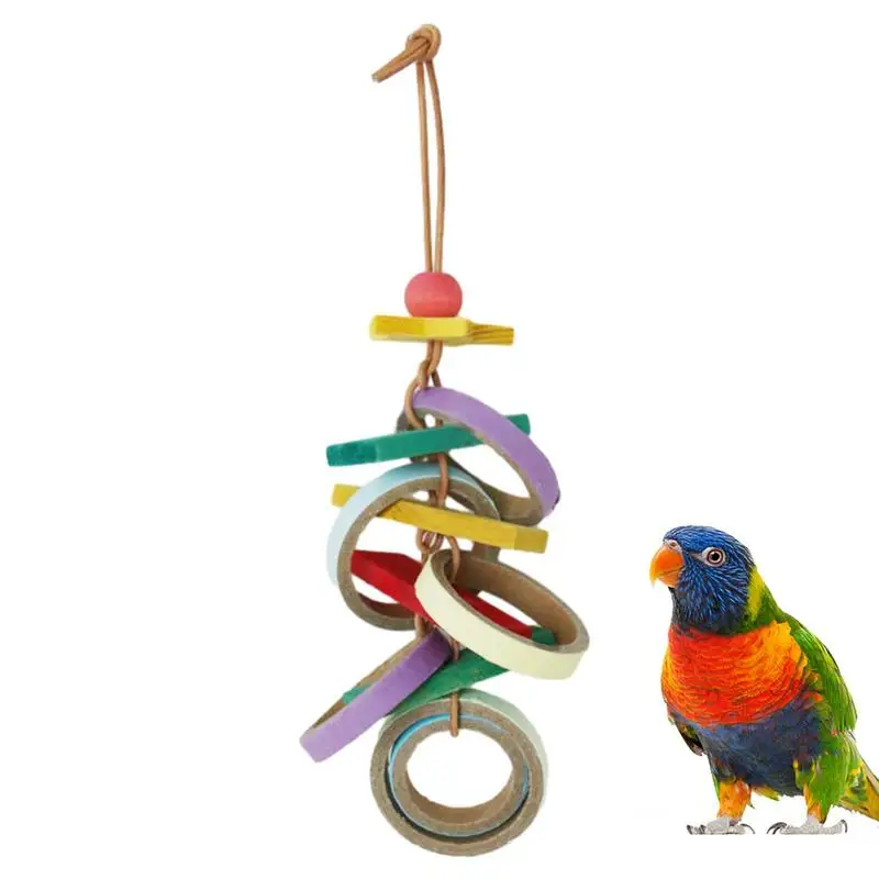 

Игрушки для измельчения птиц, бумажные трубки, жевательные попугаи, устойчивые к укусам, игрушки с деревянными блоками, красочные игрушки для упражнений, птицы, товары для домашних животных