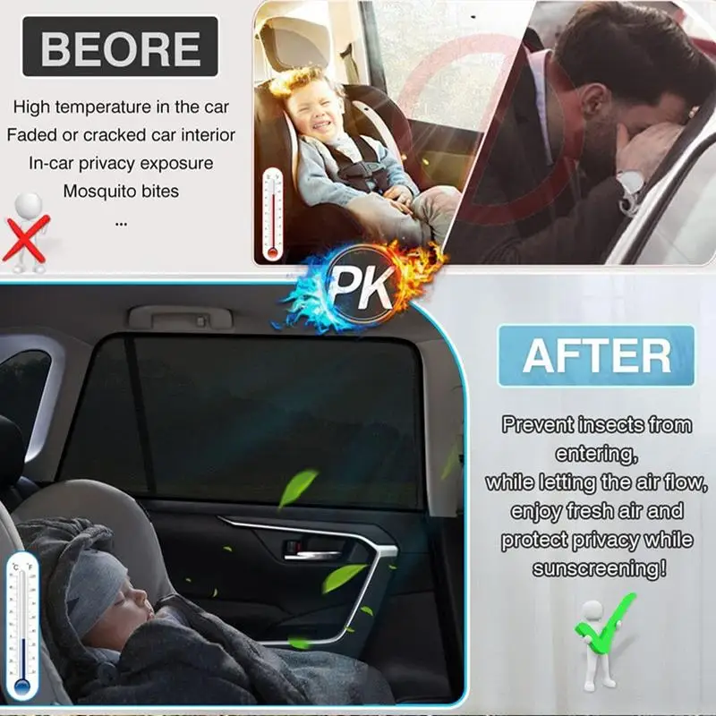 Magnetic Mount Car Tailgate Mosquito Net Car Sunshade Screen Net Trunk  Ventilation Mesh For Suv Mpv Prevent Mosquitoes Bugs Uv - Car Curtains -  AliExpress