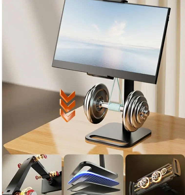 Suporte de Monitor de Metal Portátil Suporte Expansível Universal Base de Exibição Montagem Vesa 13 Polegadas 14 Polegadas 15 Polegadas 16 Polegadas 17 Polegadas - Imagem 3