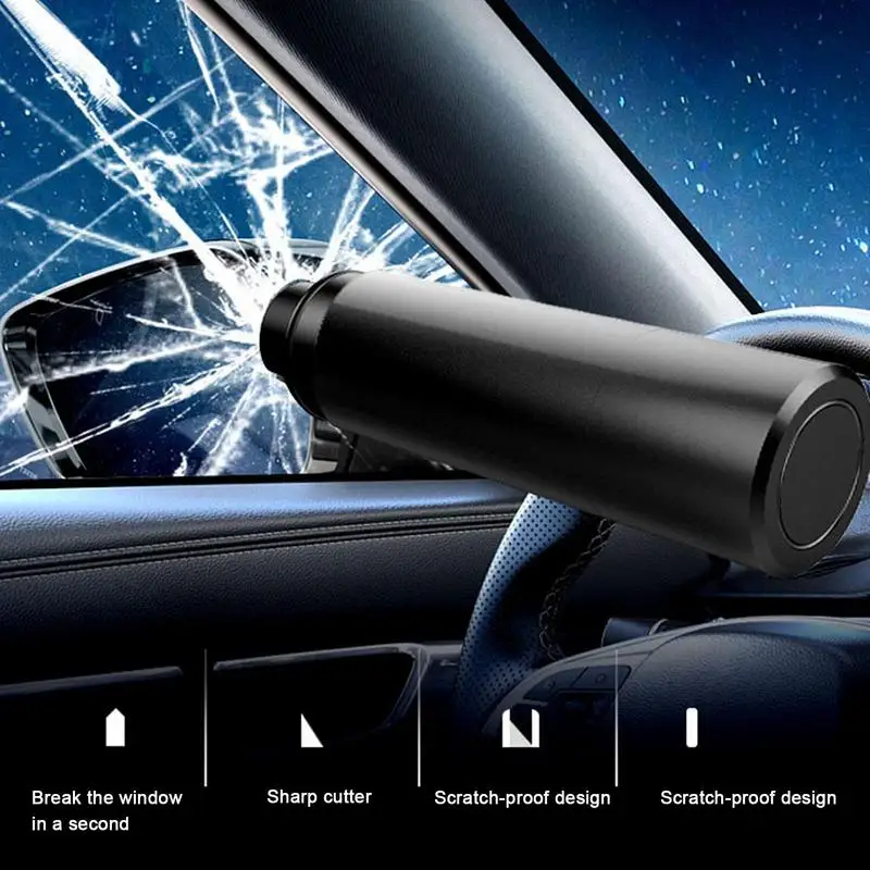 

Glass Breaker 2 In 1 Portable Seatbelt Cutter Multi Tool Automotive Interior Safety Supplies For SUV Truck Travel & Camper Car