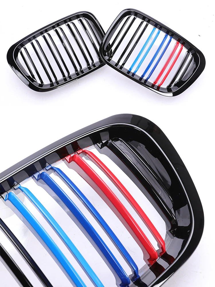 Glossy Matte Black Carbon M Color Grille Grill
