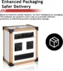 Chest,5-Drawer Rolling Tool Storage Cabinet with Enhanced Packaging, Detachable Top Tool Box, Metal Tool Cart for Garage Wo 4