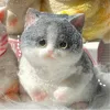 Cute Squishy Relief Squeeze Cat Toys Big Silicone Cat Squishy Fidget Relief Stress Toy With Flocking Surface Anxiety Relaxation 5