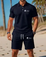 Polo d'été haut de gamme pour homme, séchage rapide, respirant, style décontracté et professionnel, style sportif, ensemble à manches courtes 4