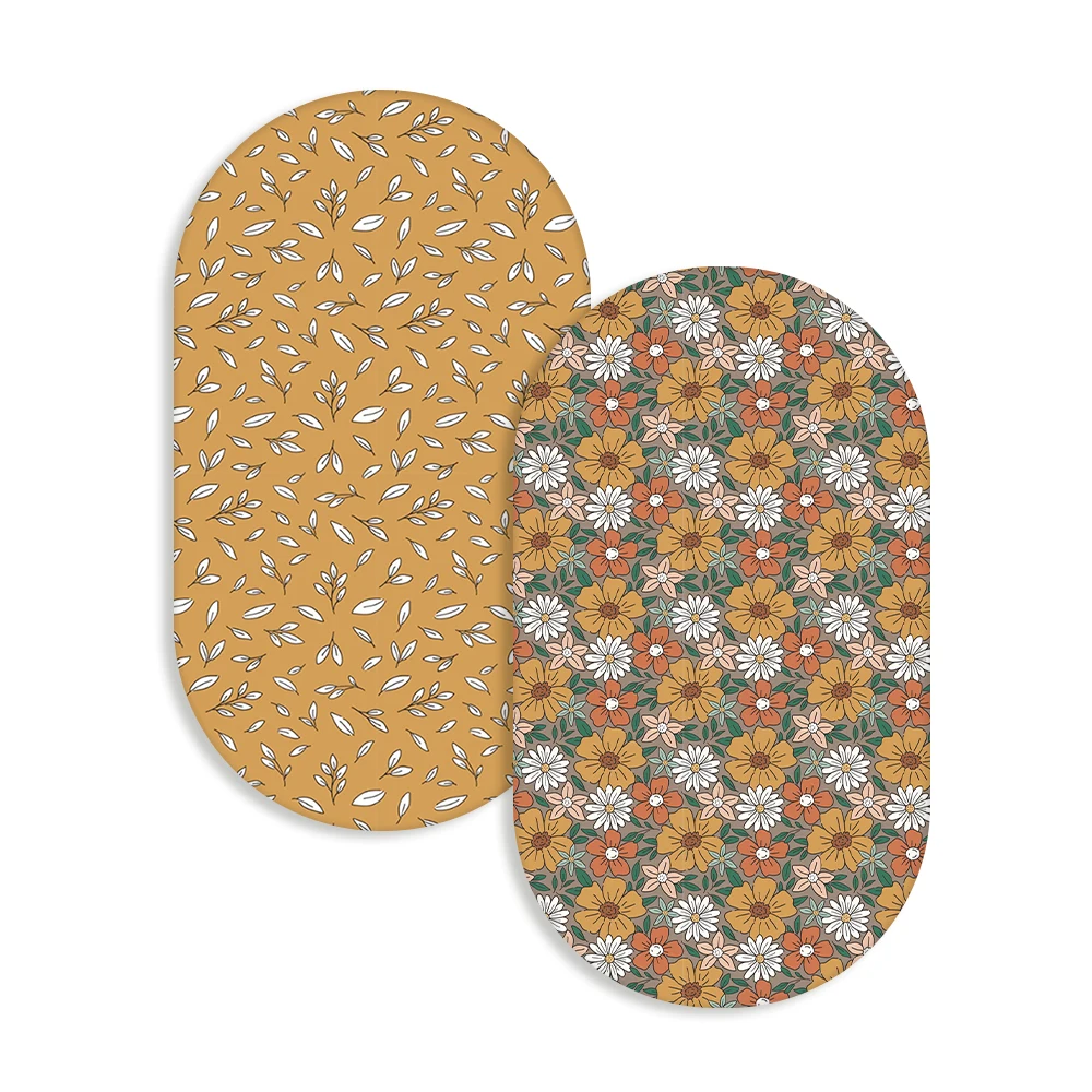 Kangobaby # My Soft Life #2 pezzi Set nuovo Design 100% poliestere cotone-come lenzuolo per neonato lenzuolo per culla dimensioni 66x41cm