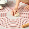 1Pc Oversize 80/70/60cm Silicone Baking Mat Pastry Rolling Kneading Pad Kitchen Crepes Pizza Dough Non-stick Pan Pastry mat 2