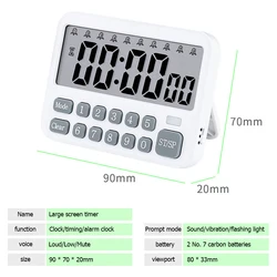 Versatile Magnetic Digital Kitchen Timer with Countdown & Vibration Features (YS - 310)