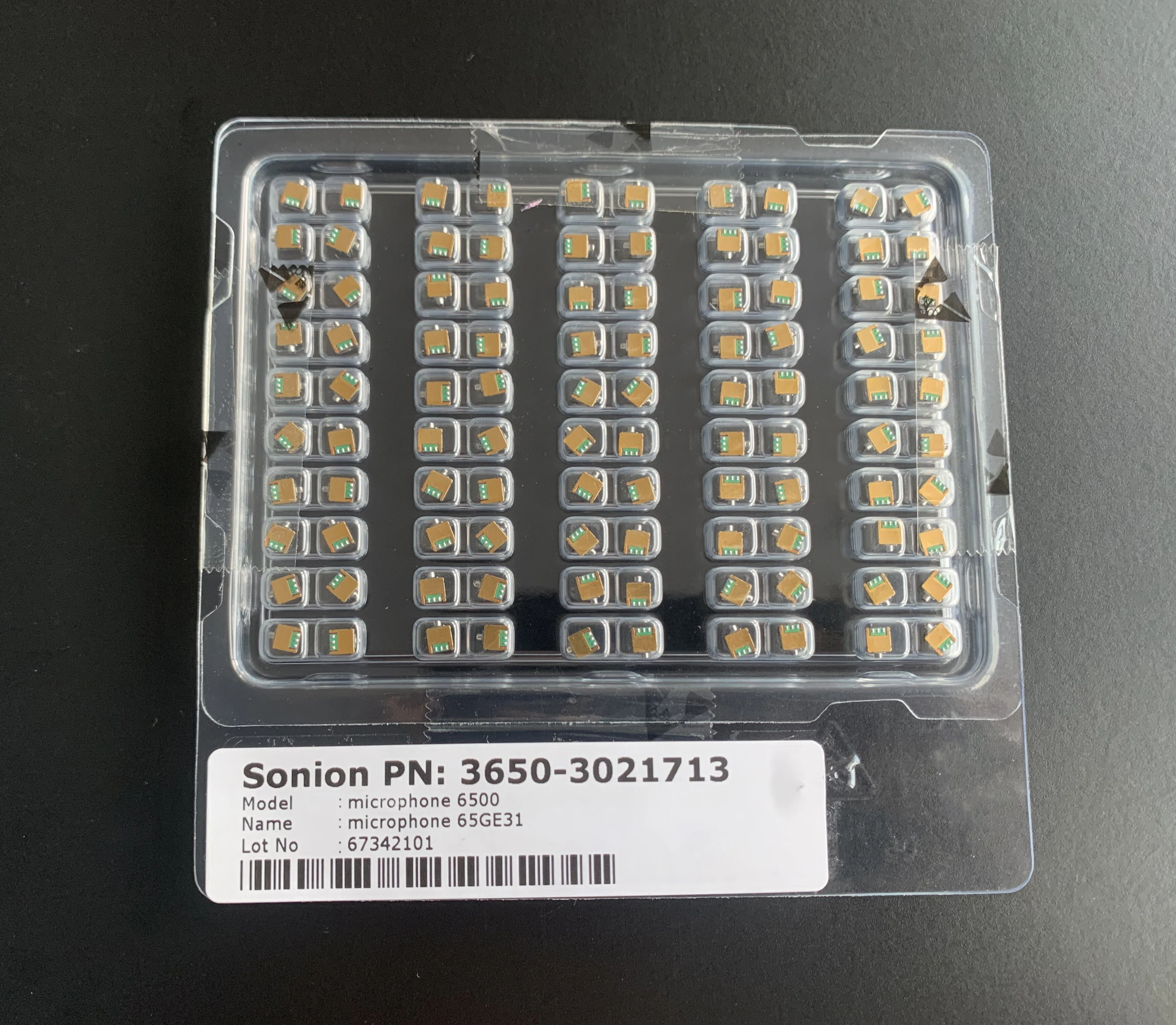 Sonion Microphone 65GE31 For CIC Hearing Aids 1pcs Sonion Microphone 3