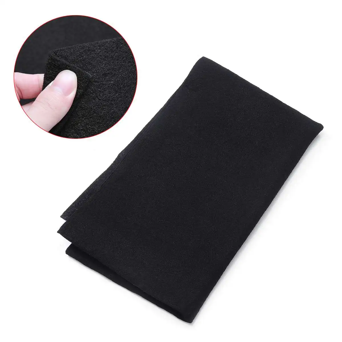 Black 47x114cm Cooker Hood Extractor Activated Carbon Filter Cotton for Smoke Exhaust Ventilator Home Kitchen Range Hood Parts 2