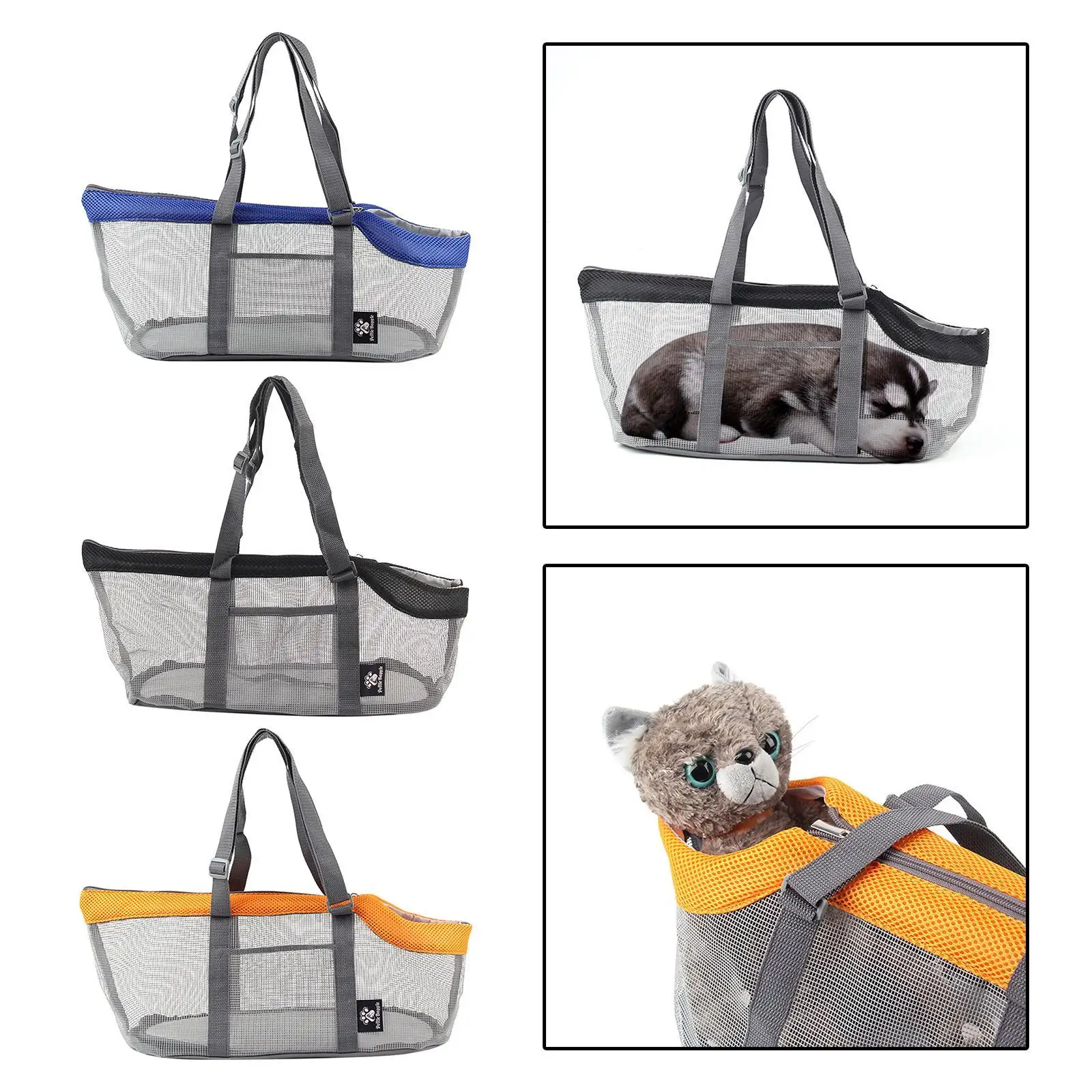 Pet Carrier Bags Foldable Breathable Puppy Carrying Bags for