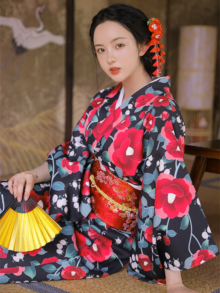 Women's Summer Floral Oriental Kimono 