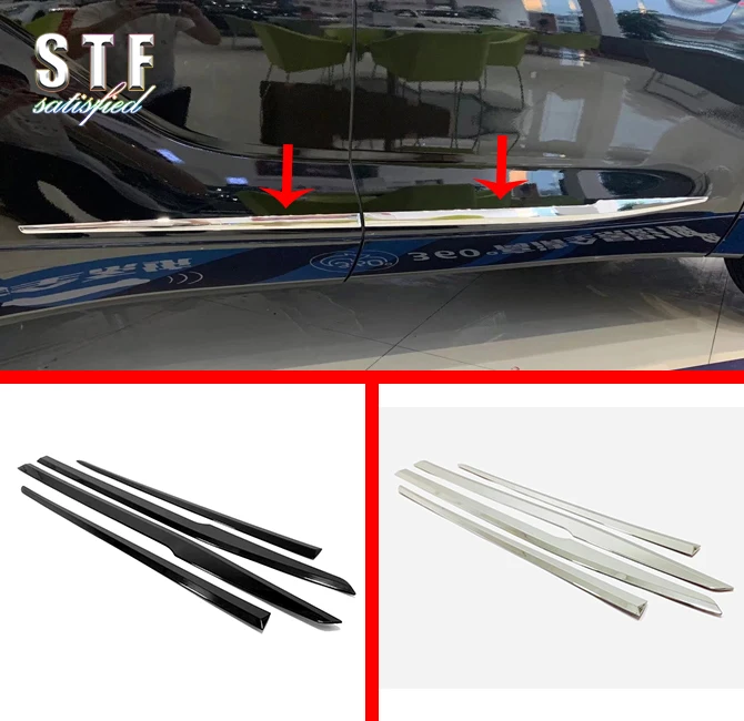 

ABS Side Door Body Molding Moulding Trim For Toyota Highlander XU70 2021 2022 Car Accessories Stickers