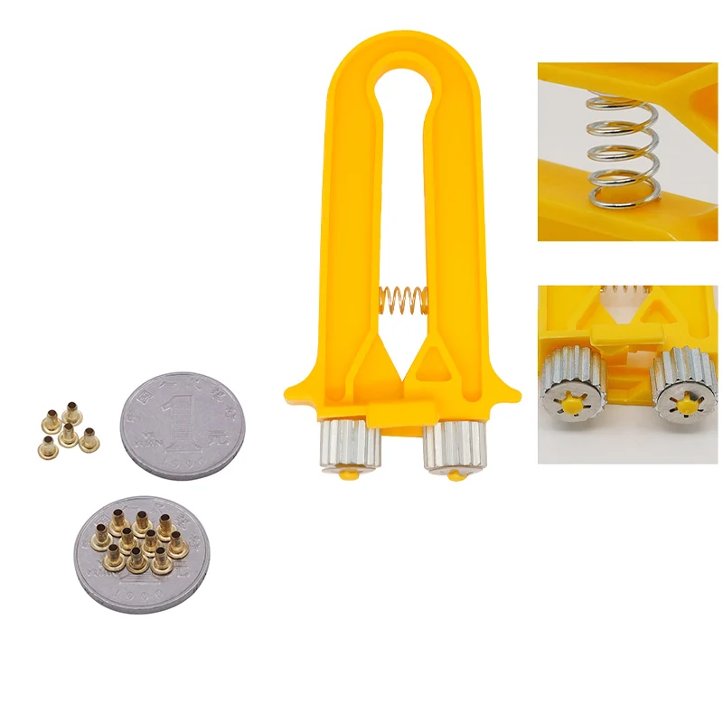 1100Pcs Copper Eyes With Beehive Nest Box Frame Tensioner Beekeeping Tools Hole Bees Nest Box Foundation Beehive Tools