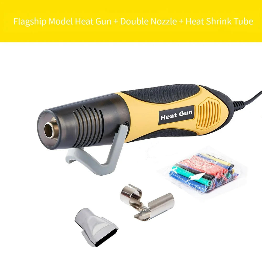 350W Heat Gun Mini Hot Air Heating Gun Small Heat Shrink Film Electronic  Mobile Phone Repair Soft Pottery Heat Thermal Blower - AliExpress