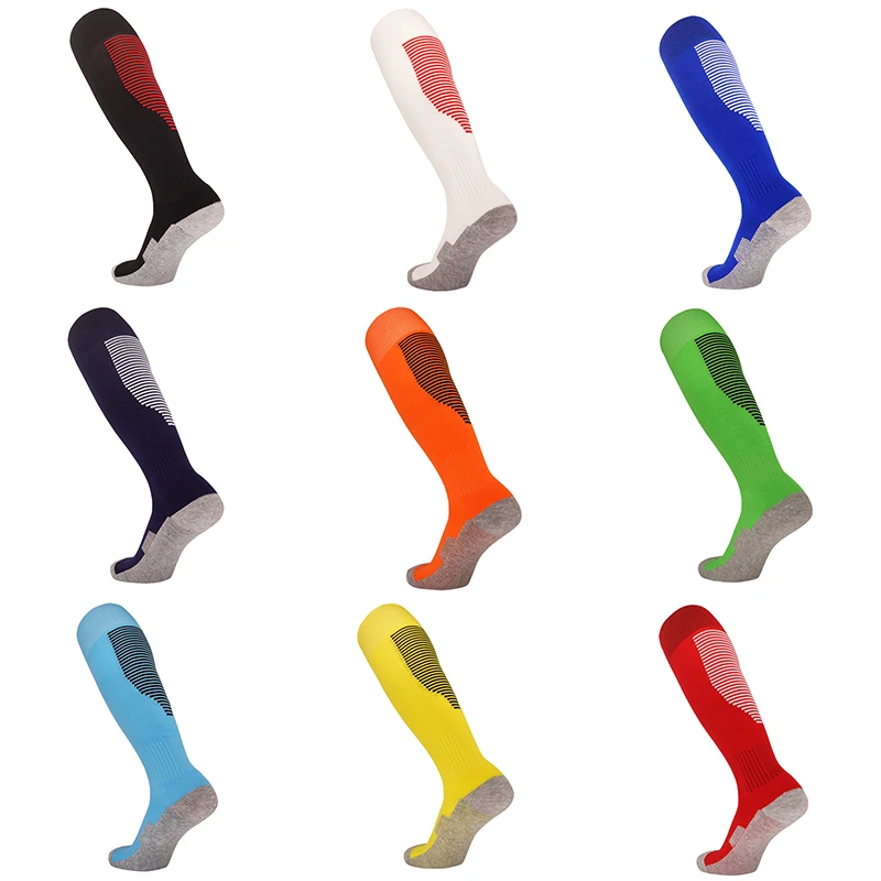 Unisex Compression Socks Shock Absorption Wear-Resistant Sweat-Absorbent Football Stockings Outdoor Basketball Soccer Calcetines