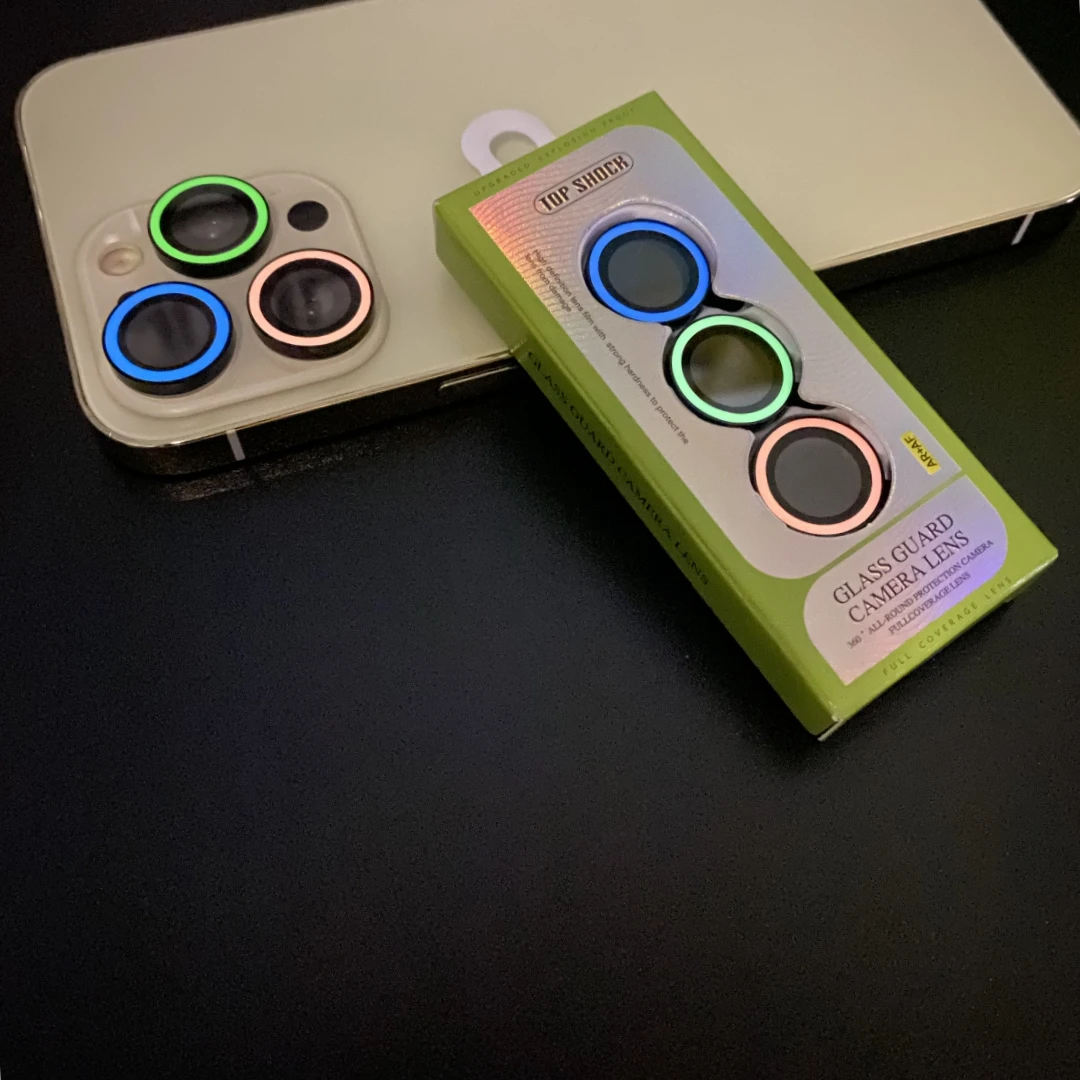 Luminous Camera Lens Protector - Premium Glass Protection Film Accessory