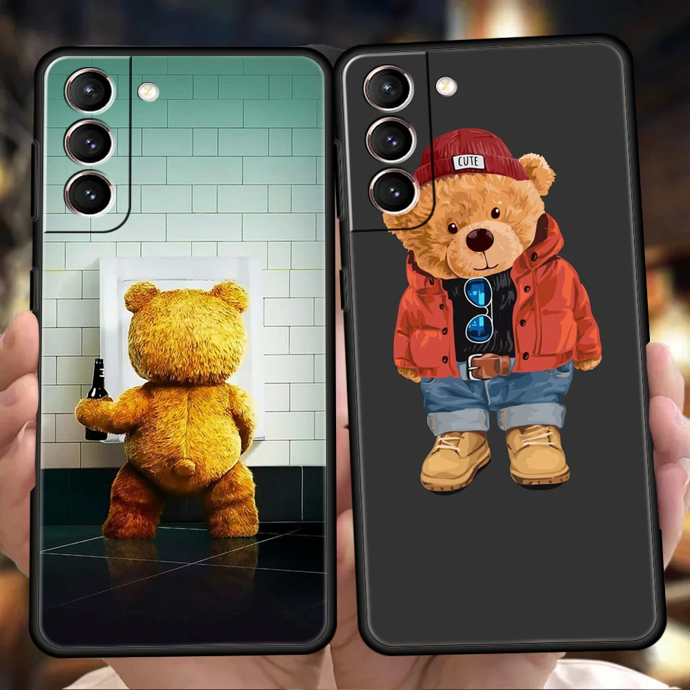 Whimsical Cartoon Bear Design Phone Case Cover