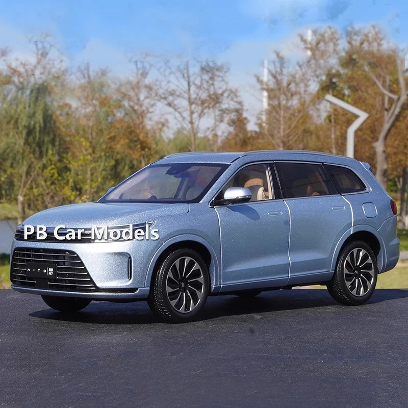 

1: 18. Huawei Celis Asking for the AITO M7 New Energy SUV Alloy Simulation Car Model
