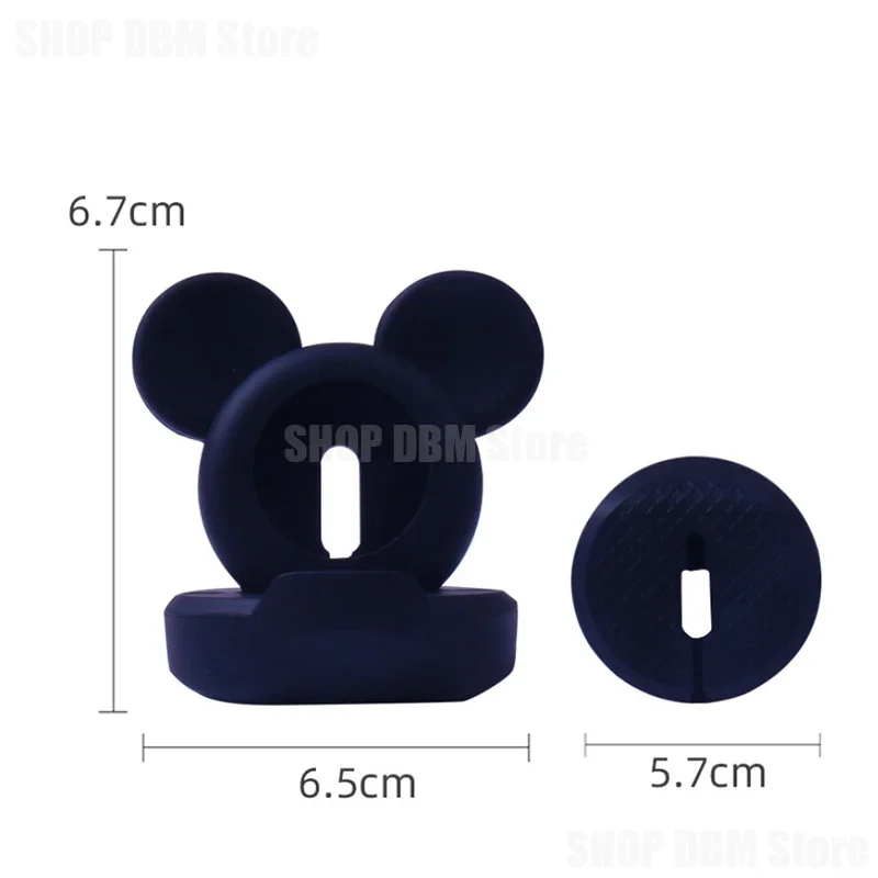 Smart watch charger case Disney Mickey Mouse smart watch charger case for Apple Watch IWatch 1 2 3 4 5 silica gel cover stand cartoon charging base