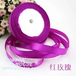 Luxurious Pink Silk Satin Ribbon – 22m x 10mm for Elegant Decorations & Gift Wrapping