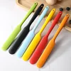 Silicone Long Scraper Color Cream Long Knife Scraper Cake Making Small Accessories Silicon Spatula Baking Tools for Cakes