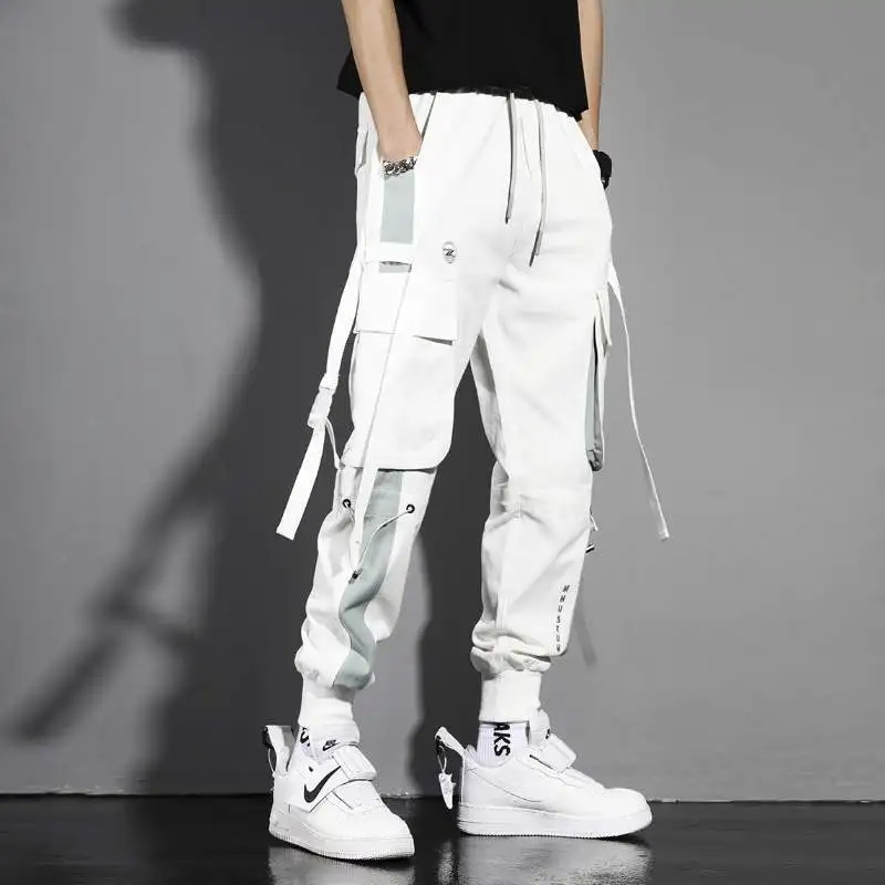 Military Cargo Pants Cargo Pants Casual Sweatpants Hip Hop Cargo Pants Men Streetwear Cotton Joggers Fashion Sweatpants Male Casual Harem Trousers Summer Harajuku Pants Men Women