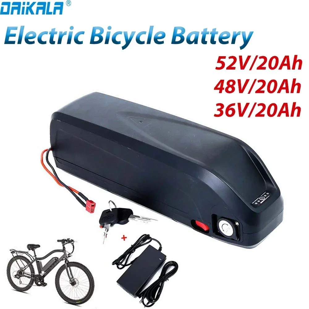 

NEW 48V20Ah 36V20Ah 52V20Ah ebike Battery Hailong battery with USB built-in BMS 350W-1000W 10S 13S 14S 18650 battery duty free