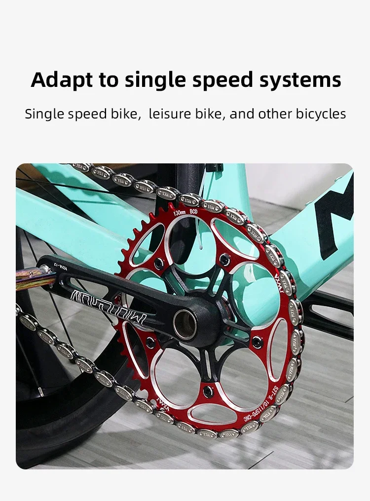 Description Picture 3 of itemSingle Speed Bicycle Chain 100 Link Bike Mountain Bike Road Bicycle Chain with Quick-link Parts Olive Chain Fixed Gear