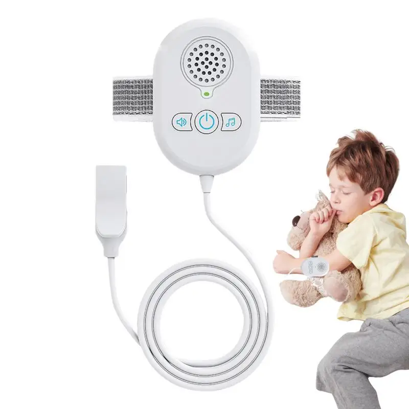 Rechargeable Bedwetting Alarm for Kids Wireless Enuresis Alarm for Adults Potty Training Sensor with Loud Sound Strong Vibration