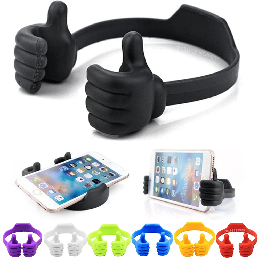 Thumbs up Cell Mobile Phone Holder Adjustable PC Desk Phone Stand