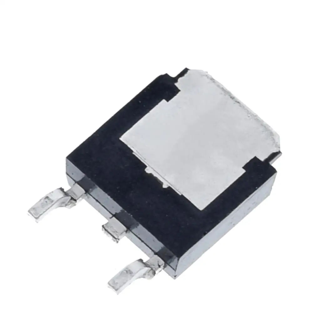 Module régulation tension IRLR2905 monté sur dissipateur, vue de dessus