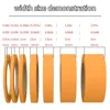 Yellow Masking Tape Adhesive Tape Textured Paper Car Paint Decoration Seamless Hand Tear Without Mark For Painting Tape 2