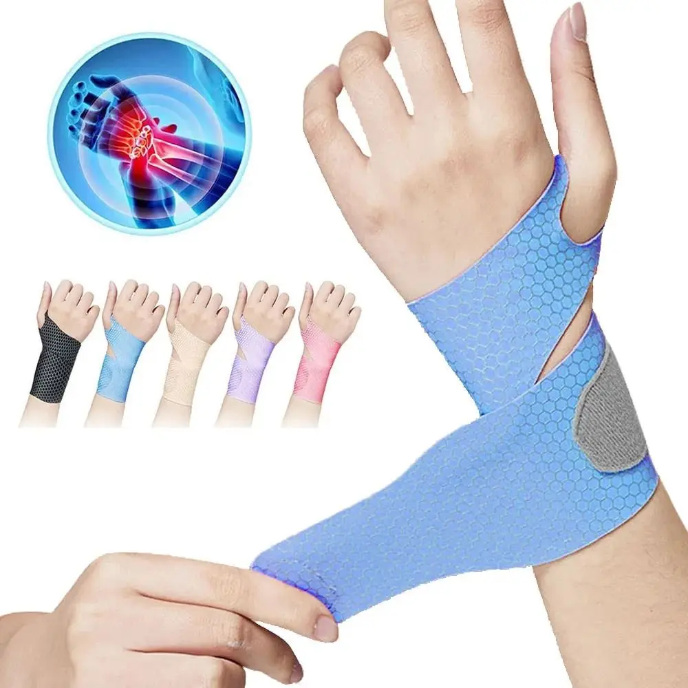 

New Women Men Nylon Wrist Brace Sports Wristband Wrist Wrap Carpal Tunnel Carpal Tunnel Wrist Splint Hand Brace Protective Gear