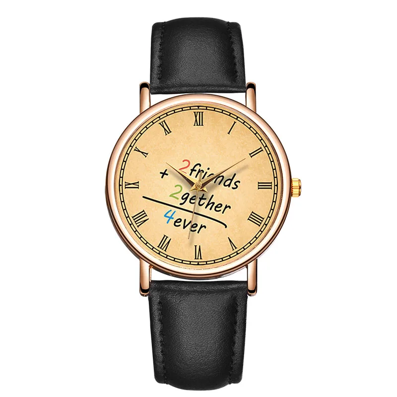 Minimalismo Orologio Da Donna Casual Spoof Orologio Al Quarzo Impermeabile Orologi Da Polso In Vera Pelle Montre Femme Dropshipping