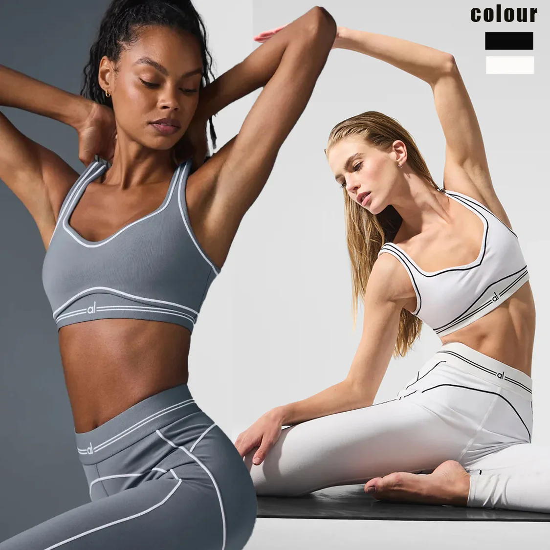 AL Air Lift Suit Up Bra Female Street Yoga Fitness Set Comfortable Fit Top and Pants for Sports Sexy High Waisted Jogging Suit yoga set,sports set,gym workout set,sportswear set,fitness set,sports bra set,yoga pants set