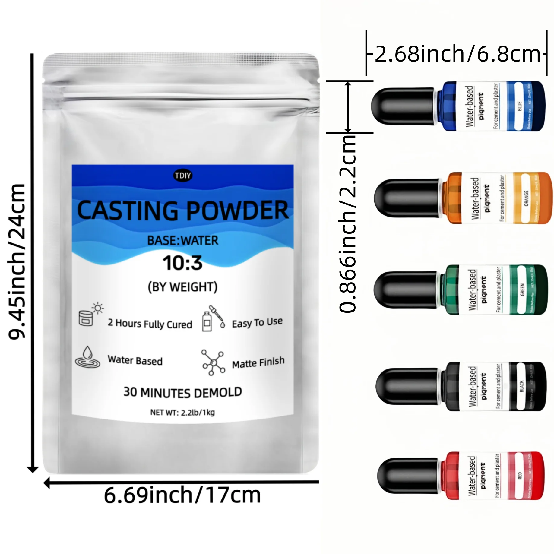 Poudre de plâtre fine versée dans un bol, montrant sa texture lisse pour réparation.