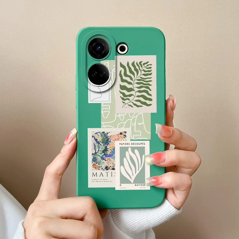 Cactus Pattern Soft Shell with Camera Protection