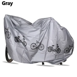 Durable All-Weather Bike and Motorcycle Protective Cover - 110x200cm (Gray)