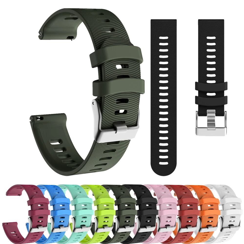 

20mm sport strap for Huami Amazfit BIp Lite Youth smart watch bracelet Silicone quick fit strap for Xiaomi Amazfit bip GTR 42mm
